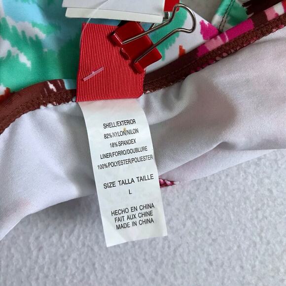 Esprit NWT Tropical Bikini Swim Bottom Women L - Picture 10 of 11